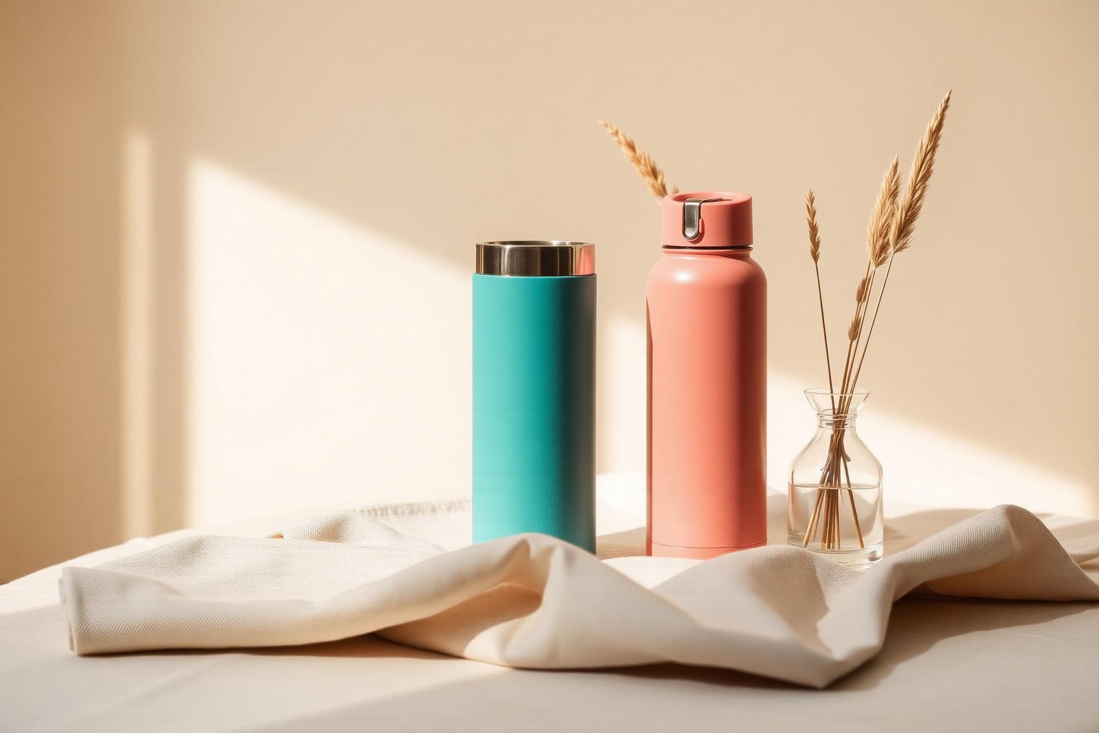 SipCo insulated tumbler held in warm morning light